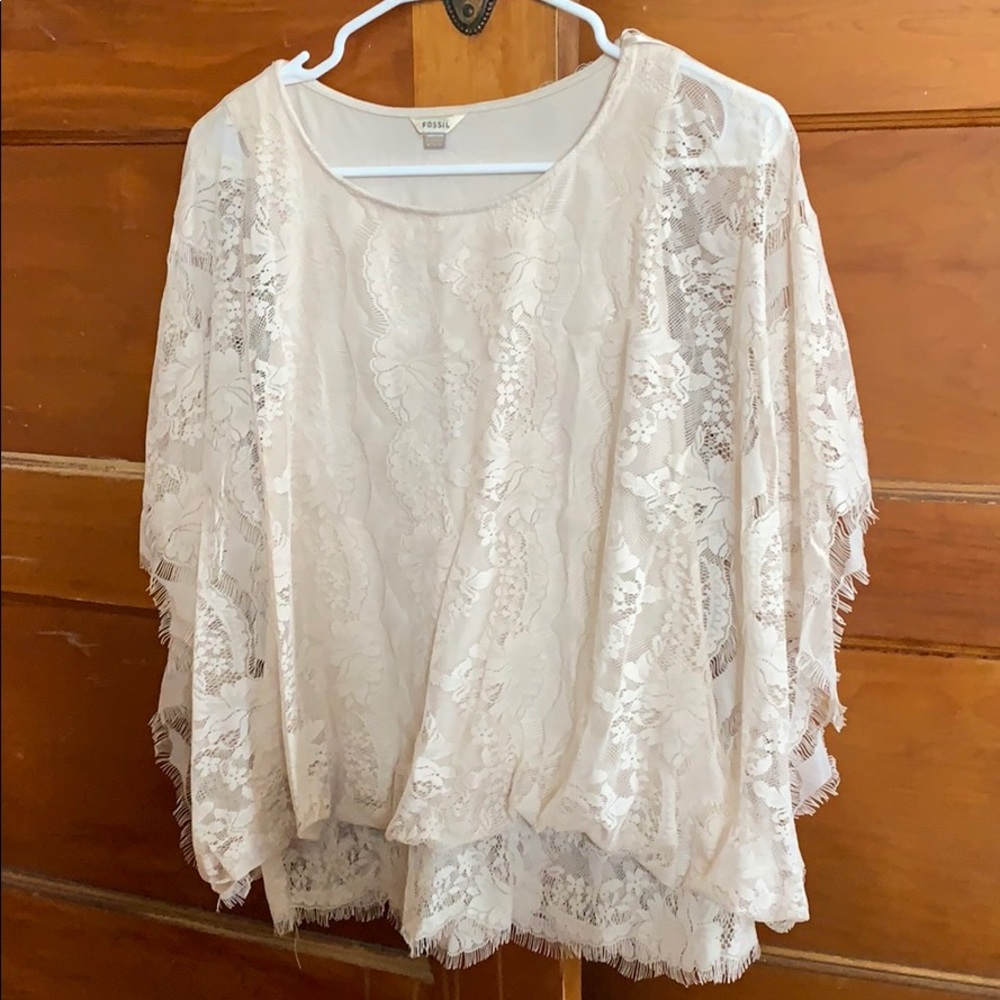 Fossil lace blouse